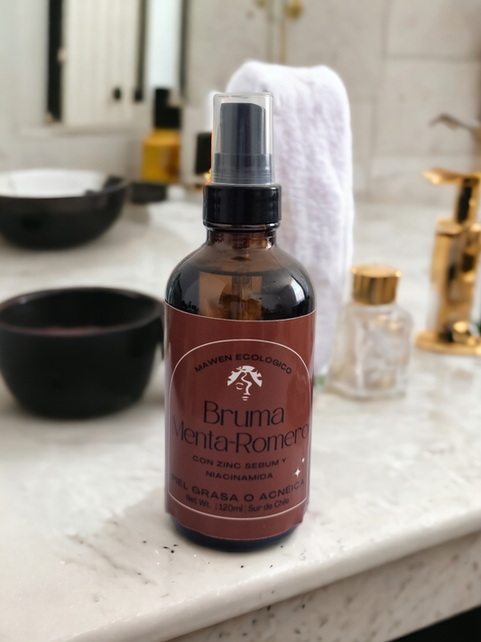 Tónico de romero y menta con niacinamida y zinc sebum