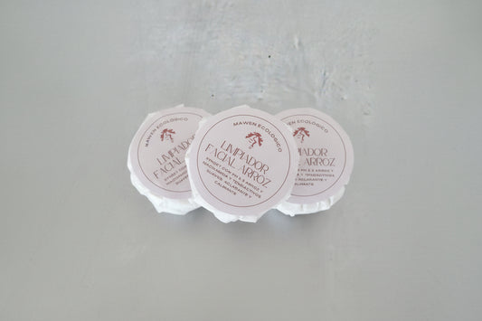 Limpiador Facial Sólido de Arroz para Piel Seca y Sensible